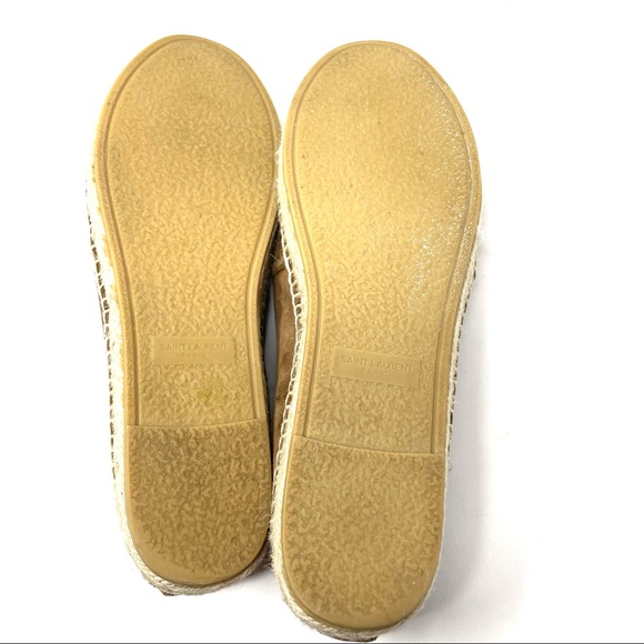 SAINT LAURENT brown suede espadrilles, 38.5 - Picture 13 of 13